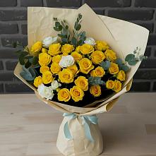 Букет цветов из:  Розы в Мирный Самарская область