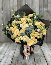 Букет цветов из:  Розы и Лизиантусы в Мирный Самарская область