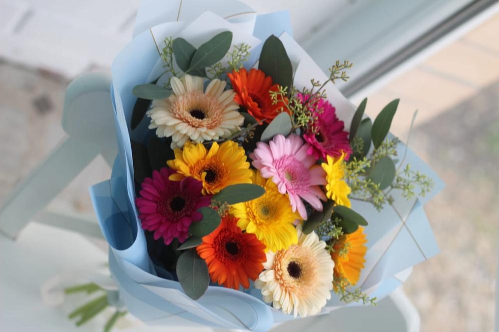 Букет цветов из: Герберы в Мирный Самарская область