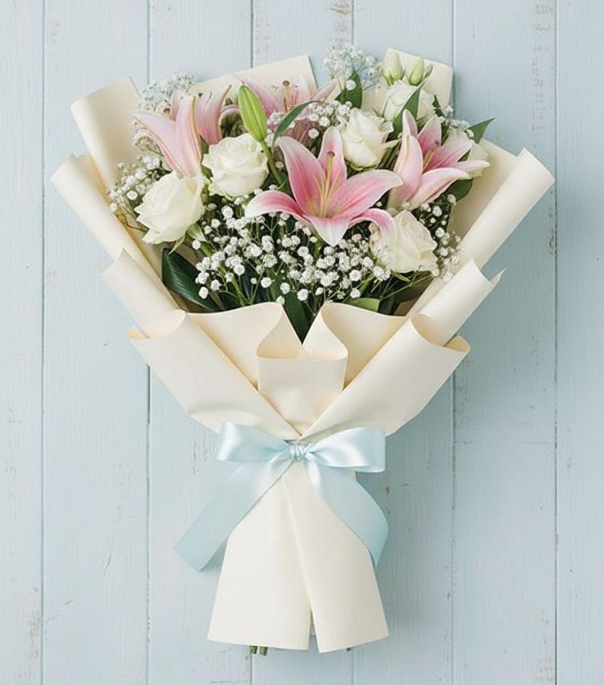 Букет цветов из: Лилии в Мирный Самарская область