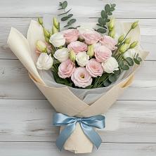 Букет цветов из:  Лизиантусы в Мирный Самарская область