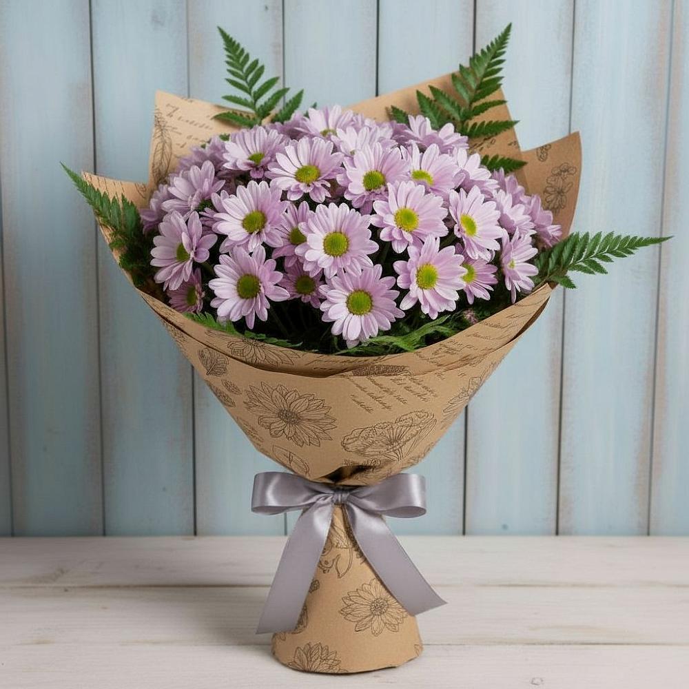 Букет цветов из: Хризантемы в Мирный Самарская область