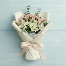 Букет цветов из:  Альстромерии в Мирный Самарская область