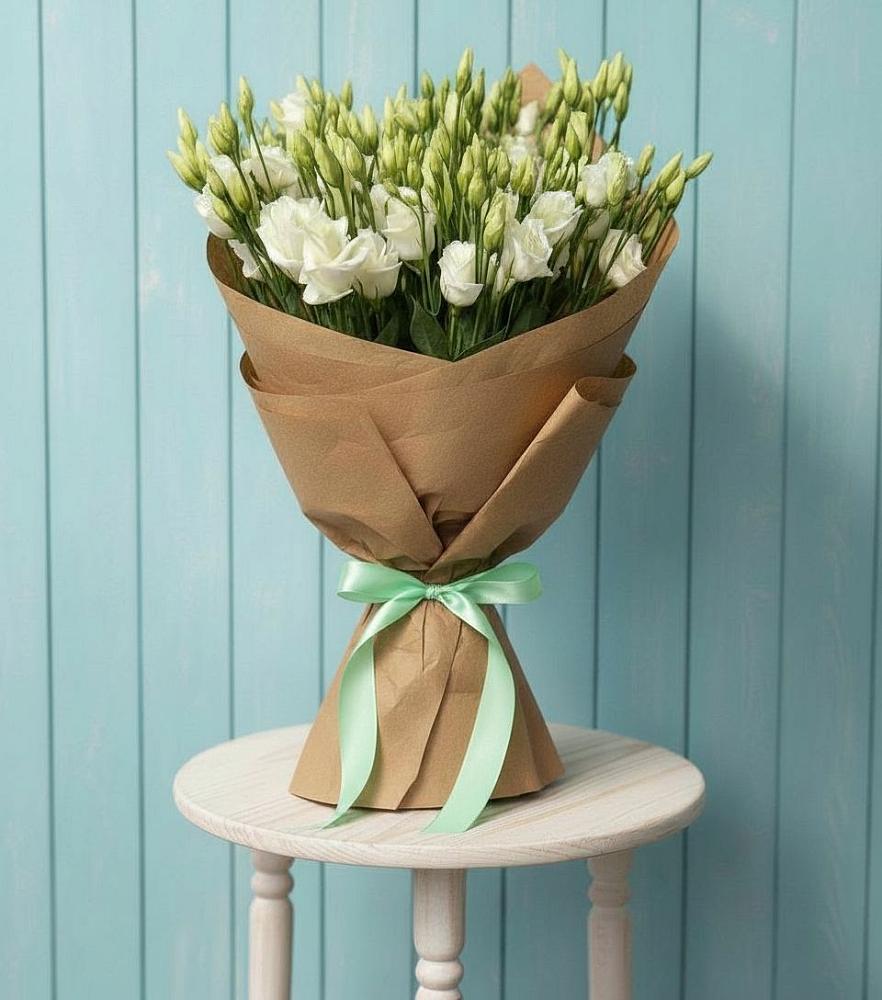 Букет цветов из: Лизиантусы в Мирный Самарская область