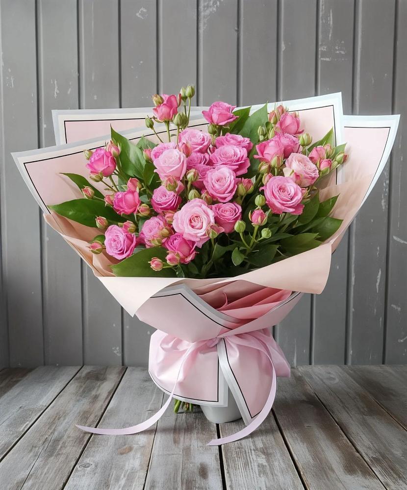 Букет Розовый кустик в Мирный Самарская область