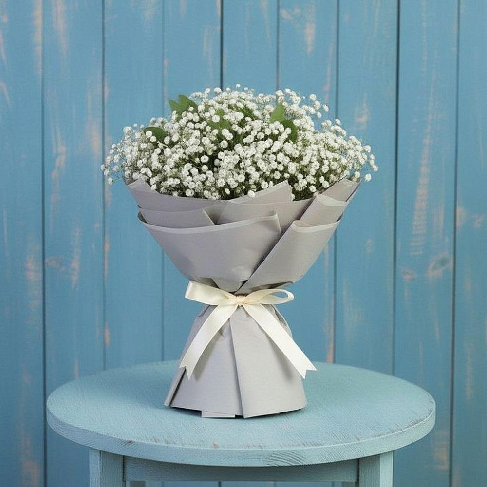 Букет цветов из: Гипсофила в Мирный Самарская область