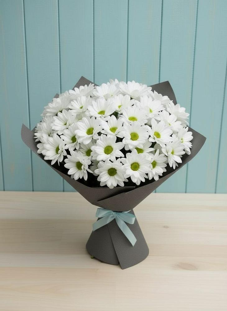 Букет цветов из: Хризантемы в Мирный Самарская область