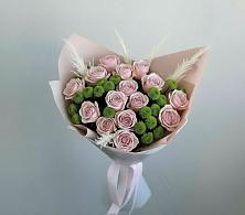 Букет цветов из:  Розы и Хризантемы в Мирный Самарская область