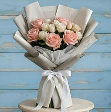 Букет цветов из:  Розы в Мирный Самарская область