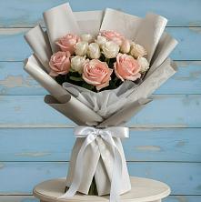 Букет цветов из:  Розы в Мирный Самарская область