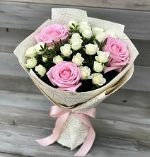 Букет цветов из:  Розы в Мирный Самарская область