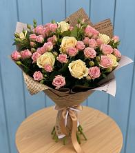 Букет цветов из:  Розы в Мирный Самарская область