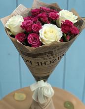 Букет цветов из:  Розы в Мирный Самарская область