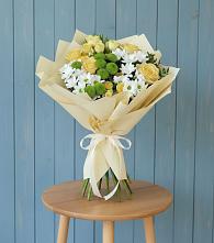 Букет цветов из:  Хризантемы и Розы #REPLACE_PRED# Мирный Самарская область