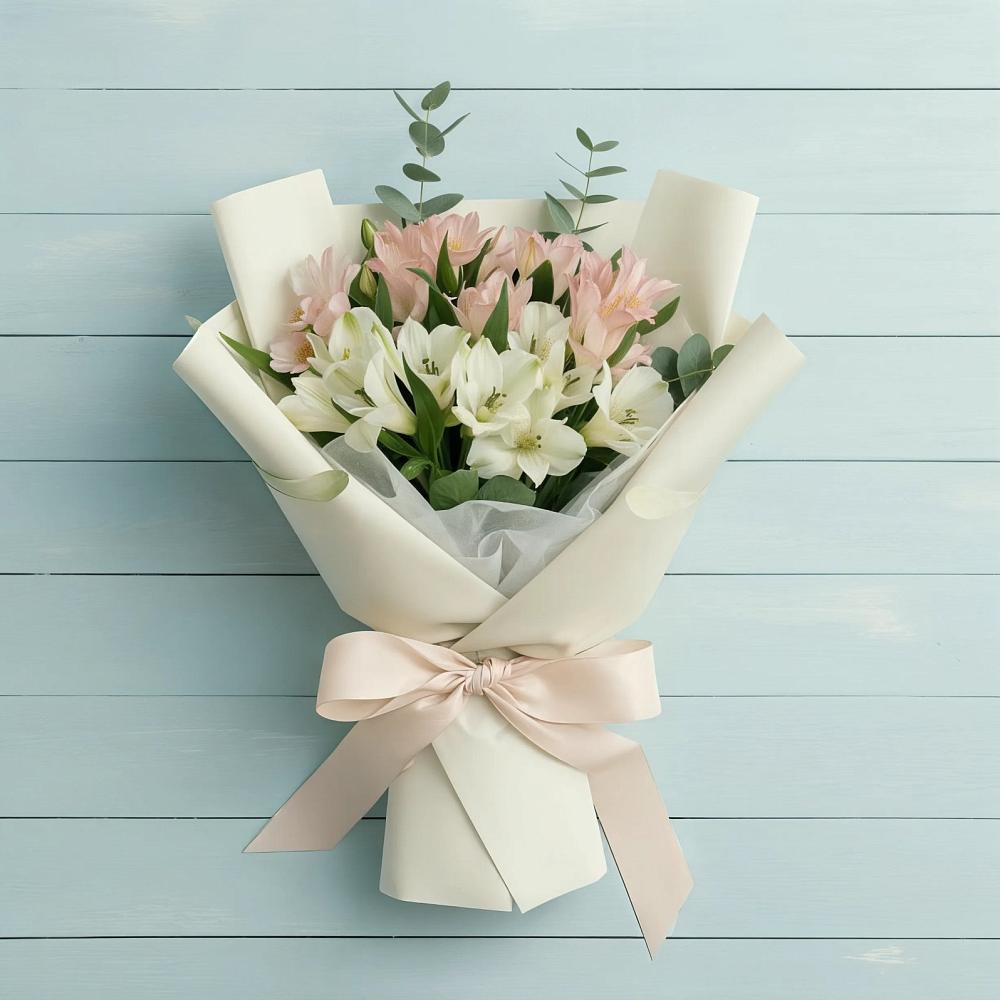 Букет цветов из: Альстромерии в Мирный Самарская область