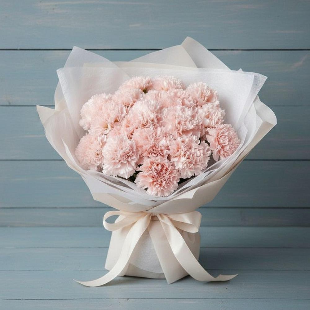 Букет цветов из: Гвоздики в Мирный Самарская область