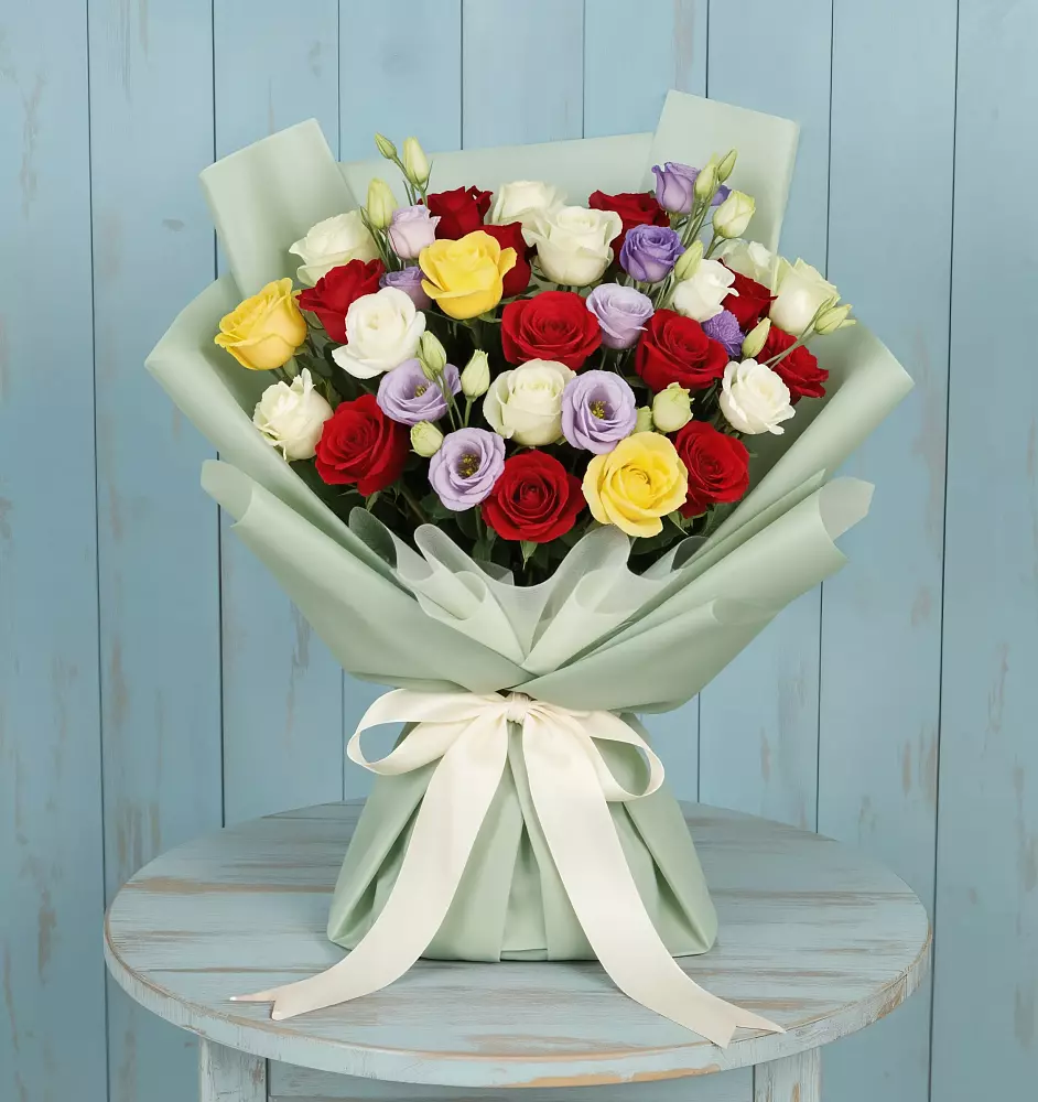 Букет цветов из: Розы в Мирный Самарская область