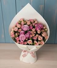 Букет цветов из:  Розы #REPLACE_PRED# Мирный Самарская область